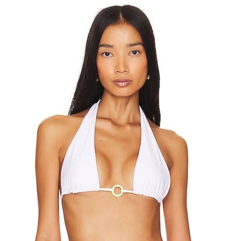 Camila Coelho Risa Top in White